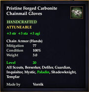 Carbonite Chainmail Gloves