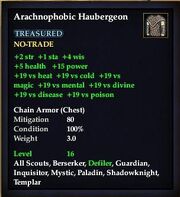 Arachnophobic Haubergeon