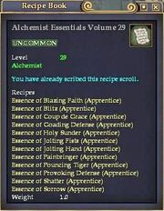 Alchemist Essentials Volume 29