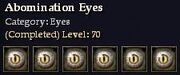 CQ eyes abomination Journal