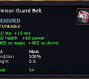 Crimson Guard Belt