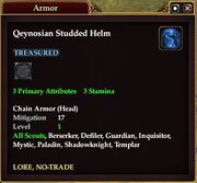 Qeynosian Studded Helm