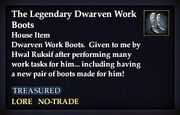 The Legendary Dwarven Work Boots