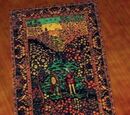 A pristine antonican rug