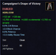 Campaigner's Drape of Victory
