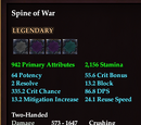 Spine of War