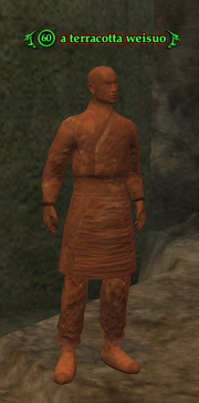 A terracotta weisuo