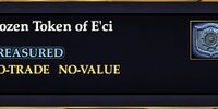Frozen Token of E'ci