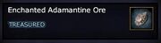 Enchanted Adamantine Ore