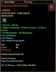 Rage Encrusted Earstud