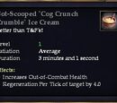 Bot-Scooped "Cog Crunch Crumble" Ice Cream