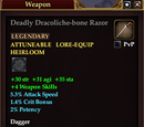 Deadly Dracoliche-bone Razor