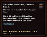 Norrathian Express Box, Gorowyn Branch