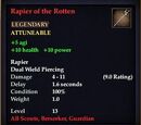 Rapier of the Rotten