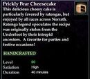 Prickly Pear Cheesecake
