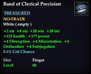 Band of Clerical Precision