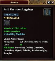 Acid Resistant Leggings