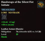 Handwraps of the Silent Fist Initiate