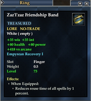 Zaz'I'zaz Friendship Band