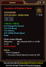 Gauntlets of Eidolon's Boon