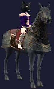 Red-saddled Rujarkian Destrier horse