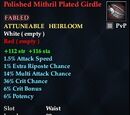 Polished Mithril Plated Girdle
