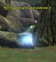 A grovespirit arch protector