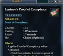 Leninov's Proof of Conspiracy