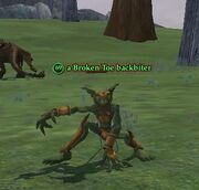 A Broken Toe backbiter (Kylong Plains)