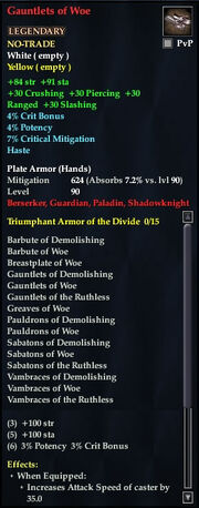 Gauntlets of Woe