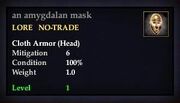 An amygdalan mask