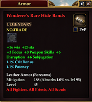 Wanderer's Rare Hide Bands