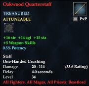 Oakwood Quarterstaff