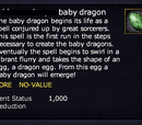 A baby dragon