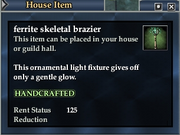 Ferrite skeletal brazier