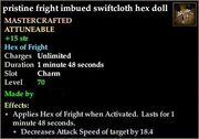 Fright imbued swiftcloth hex doll