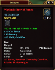 Warlord's Bow of Runes