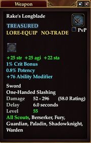 Rake's Longblade
