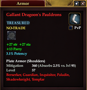 Gallant Dragoon's Pauldrons