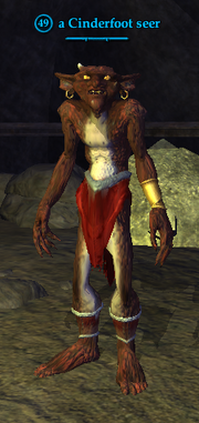 A Cinderfoot seer