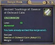 Ancient Teachings of- Essence of Outward Calm