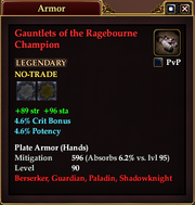 Gauntlets of the Ragebourne Champion