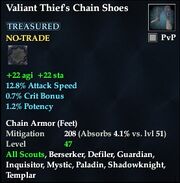 Valiant Thief's Chain Shoes