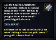 Tallow Sealed Document