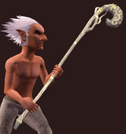 Archaic Combine Greatstaff (Equipped)
