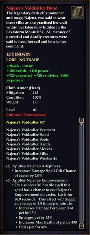 Najena's Voidcaller Hood