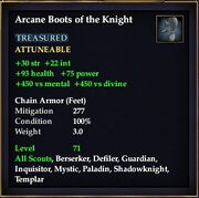 Arcane Boots of the Knight