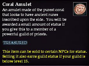 Coral Amulet