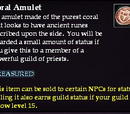 Coral Amulet