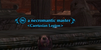 A necromantic master